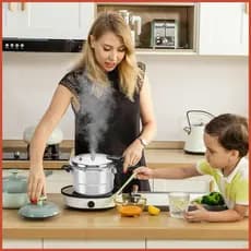 Panela De Pressão Liga De Alumínio Cozinha Vegetal Carne Aves 5L Panelas Com bunverbr
