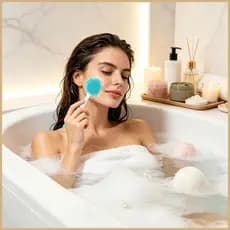 Purificador Facial Silicone À Prova Dwaterproof Água Massagem Limpeza Rosto Esfrega Escova Para Mulheres Diário Casa Chu