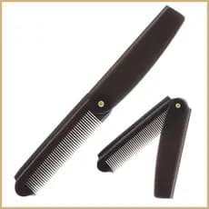 Pente Dobrável Ergonômico Portátil Aliciamento Estilo Cabelo Barba Alisamento Escova De Para Salão De Beleza Viagem Loca