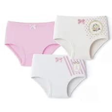 Kit com 3 Calcinhas Infantis Cotton Comfort macias e Confortáveis | Lacatuy Kids