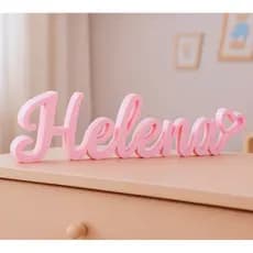 Nome do Bebê 3D Personalizado infantil bebê Decoração maternidade quarto infantil