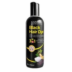 Shampoo de tintura de cabelo 3 em 1- 250ML COR  PRETO