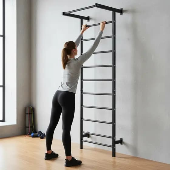 Espaldar Alongamento exercícios Fisioterapia Musculação com barra