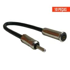 Cabo Rabicho Adaptador Antena Rádio Auto Plug Cb 90 Cb90 - 10 unidades
