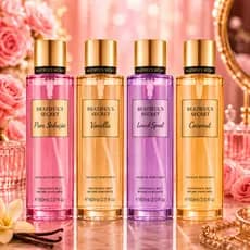 Kit 4 Body Splash victoria Lançamento Vanilla love speel pure seduction coconut