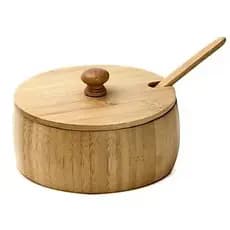 Farinheira com tampo de Bambu e Colher