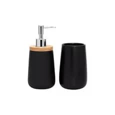 Kit Banheiro Preto - 2 pçs