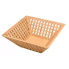 Fruteira Vazada De Bambu 28cm Oikos