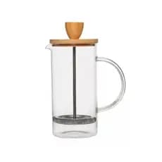 Cafeteira de  Prensa Francesa com tampa Bambu - 600 ml