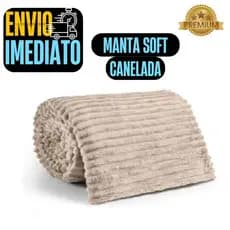 Manta Para Bebê Liso ou Canelado Mantinha Soft 0,90cm x1,00m Gr170