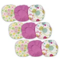 Kit 9 Touca de Banho c/ Elástico Prova d'Água Reutilizável Estampas Sortidas - Pronta entrega