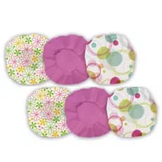 Kit 6 Touca de Banho c/ Elástico Prova d'Água Reutilizável Estampas Sortidas - Pronta entrega