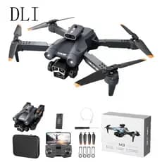 Dli 2.4G Drones Dobráveis ​​Wifi 4k Altura Zangão M3 Fixaram Zangões com Evitação Dupla da Câmera