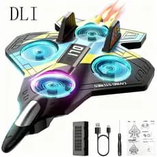 DLI Avião Drone Combat Aircraft Controle Remoto 2.4ghz 4 Motores