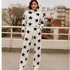 Conjunto para o frio Casaco e Calça Teddy