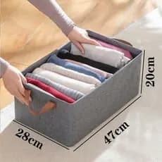 KIT2 Organizador De Calça Jeans/Organizador De Guarda Roupa Arrumados/Separador De Roupa 47x28x20cm(Enviar imediatamente）