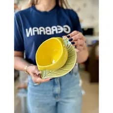 Bowl com Pires Limão 350ml Cerâmica