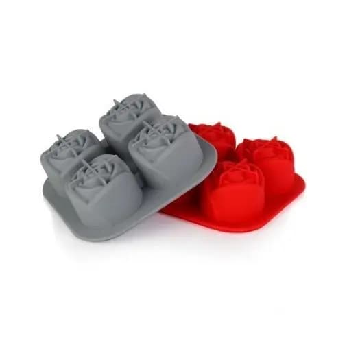 Forma de Rosas para Gelo em Silicone Forma de Rosas para Gelo em Silicone