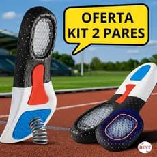 Palmilha Ortopédica Anti Impacto Para Esportes e Corrida Palmilhas De Impacto Silicone Corrida Gel