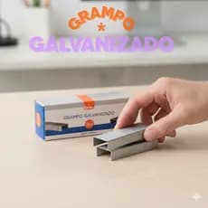 Grampo Galvanizado 26/6 BRW  Para Grampeadores 5.000 Unidades Pecisão Resistência