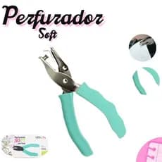 Perfurador Furador de Papel Alicate 1 Furo em Metal copo Soft Touch