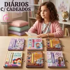 Livro Diario Magico LIvro Infantil Meu Diário Secreto Com Caneta Mágica Invisivél Cadeado