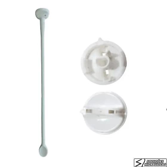HASTE CHUVEIRO ADVANCED/TOPJET/DUO SHOWER + BOTAO SELETER DE TEMPERATURA - LORENZETTI