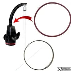 ANEL METALICO/ANEL DE VEDAÇÃO TORNEIRA PRIMA/56,82 X 2,62MM - ZAGONEL