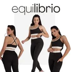Conjunto Fitness Academia Feminino Bicolor Calça Leggings e Top Alça Zero Transparência