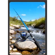 Acessível kit De Pesca De 1.7 Metros Portátil , Durável E Resistente Suporta Até 12kg
