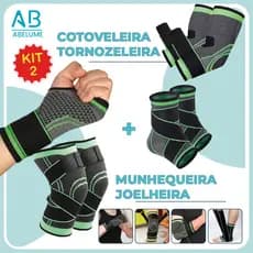 Tornozeleira Joelheira Munhequeira Cotoveleira Ortopedica Compressão Estabilizadora Elastica