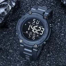 Nova Moda Popular Relógio Eletrônico Esportivo Big Dial Desportivo Multifuncional Masculino