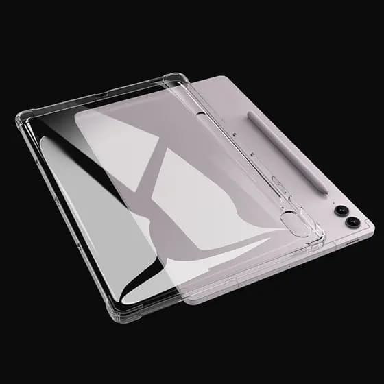 Capa Transparente Anti-Shock Para Tablet Samsung Galaxy Tab S7/S7 Plus/S8/S8 Plus/S9 FE
