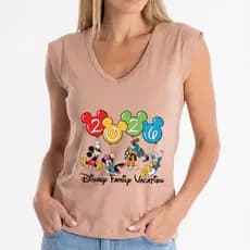 Blusa Feminina Manga Japonesa Personagens Animados Clássicos e Balões Coloridos 2020