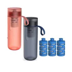 Kit Garrafa Squeeze Esportiva Com 4 filtros Philips AWP2712