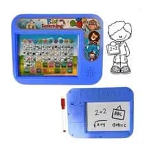 Laptop Bilingue Infantil 2 em 1 Com Lousa Mágica Brinquedo Infantil Com Som Interativo, Educativo