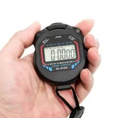 Cronômetro Digital À prova d'água, Esportivo, Profissional,  Com Corda Nylon, Esportes, Corrida, Atleta, Multiuso