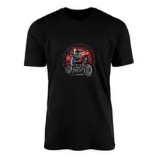 Camisas Camisa Camiseta 100% Algodão Modelo Novo Motoqueiro
