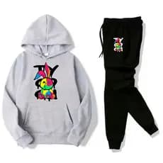 Conjunto Moletom Canguru Coelho Rosa Tycoon Premium Inverno Envio Imediato A Pronta Entrega!