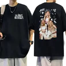 Camiseta Premium em Algodão Puro Camiseta Algodão Luisa Sonza Vintage Tee Premium Lançamento Alta Qualidade