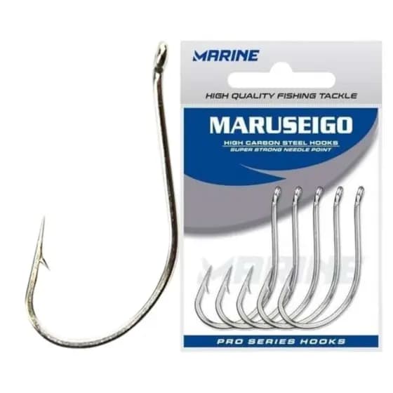 Anzol Pesca Agua Doce Salgada Marine Sports Maruseigo Nickel Super Resistente Varias Medidas