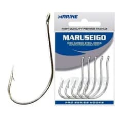 Anzol Pesca Agua Doce Salgada Marine Sports Maruseigo Nickel Super Resistente Varias Medidas