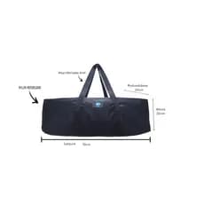 Bolsa Porta Barraca Camping Lazer Pesca Top Fish Cor Preta 70X20 Cm