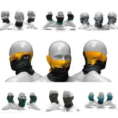 Bandana Tube Neck Pesca Lazer Ciclismo Presa Viva Proteção Solar Uv 50+ Varias Cores