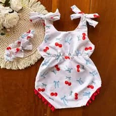 Body SUNSET Infantil menina com Tiara: O Look Perfeito para Bebês (Tamanho único: 5 meses a 1 ano) | Macaquinho