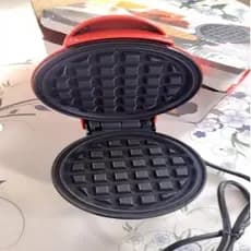 Máquina Panela Eletrica  Waffle Grill Panqueca Elétrica Antiaderente Café da manha lanche da tarde Cozinha em famiia