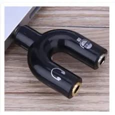 Adaptador P2 x P3 para Fone e Microfone 3.5mm – Divisor de Áudio (Headset) PC  Notebook Varias Cores