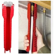 Chave Hidráulica Multifuncional Vermelho - Design Antiderrapante, Universal e Versátil
