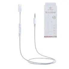 Cabo Auxiliar Tipo-C P2 3.5mm AUX Audio de 1 Metro Kapbom KA-1415-TY