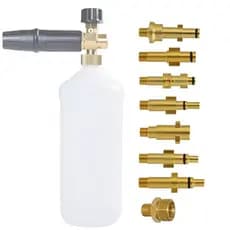 Adaptador De Metal Bocal De Espuma Gerador Pistola De Alta Pressão Lavador De Sabão Para Nilfisk Karcher Huter Elitech L